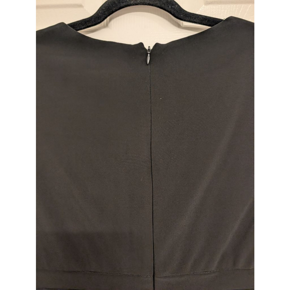 Women's Adrianna Papell Black Tiered Sheath Dress Size 8 work wear attire preppy - Picture 7 of 10